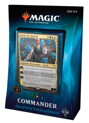 Magic the Gathering: Commander 2018: Adaptive Enchantment (White-Blue-Green) Deck