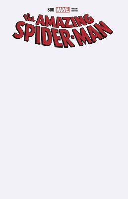 Amazing Spider-Man no. 800 (2017 Series) (Blank Variant)