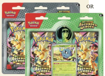 Pokemon TCG: Mega Evolutions 2.5: Ascended Heroes: 2 Pack Blister (of 1 variety)
