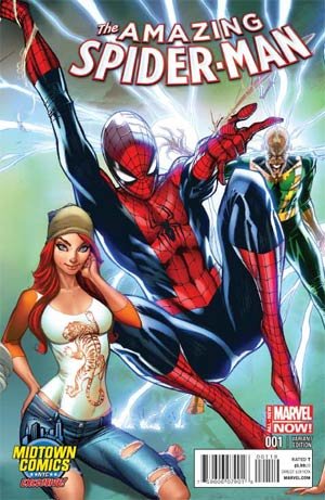 Amazing Spider-Man (2014) no. 1 (Campbell Cover- Midtown Comics Variant)) - Used
