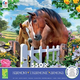 Harmony: At the Garden's Gate Puzzle - 550 Piece 