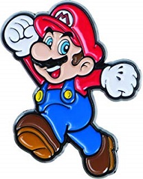 Large Lapel Pin: Super Mario
