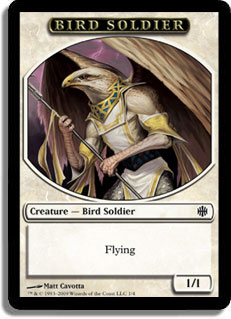 Bird Soldier Token - White - 2/2  