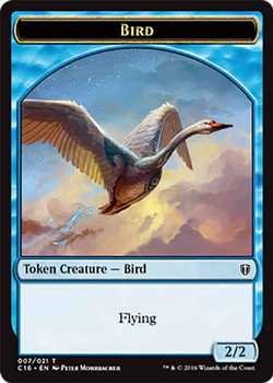Bird Token - Blue - 2/2