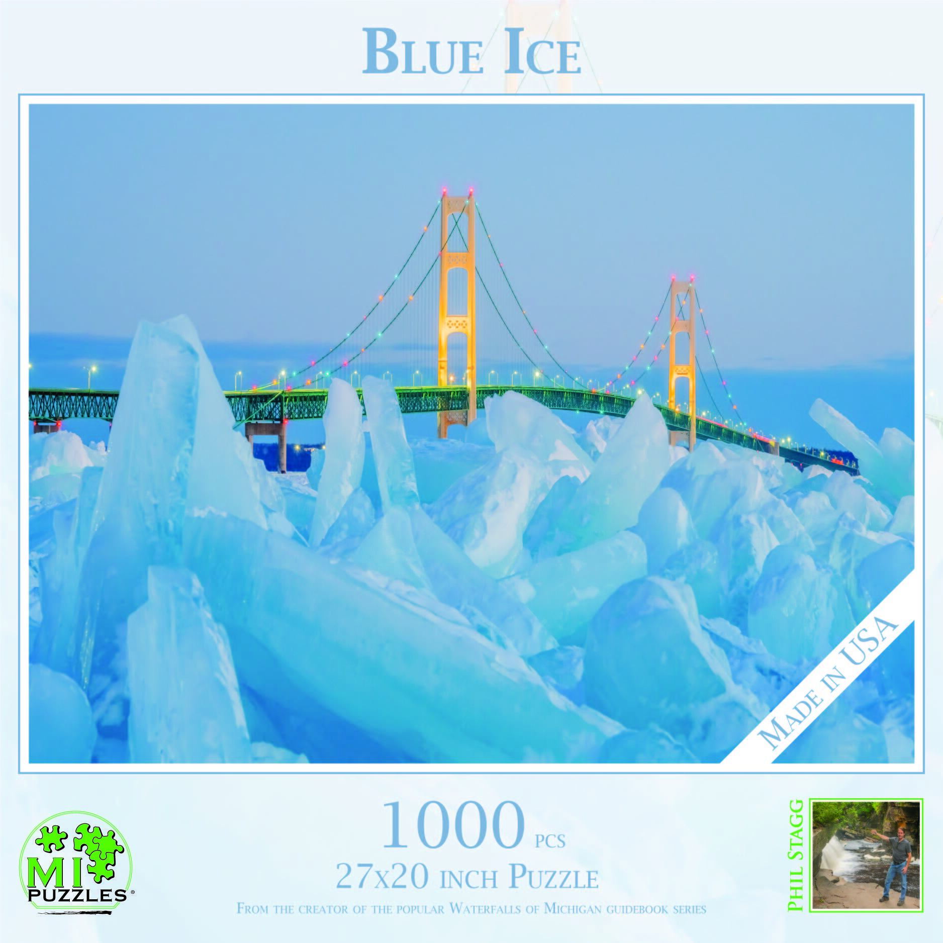 Blue Ice Puzzle (1000 Pieces)