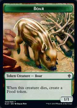 Boar Token - Green - 1/1