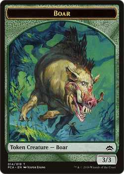 Boar Token - Green - 3/3