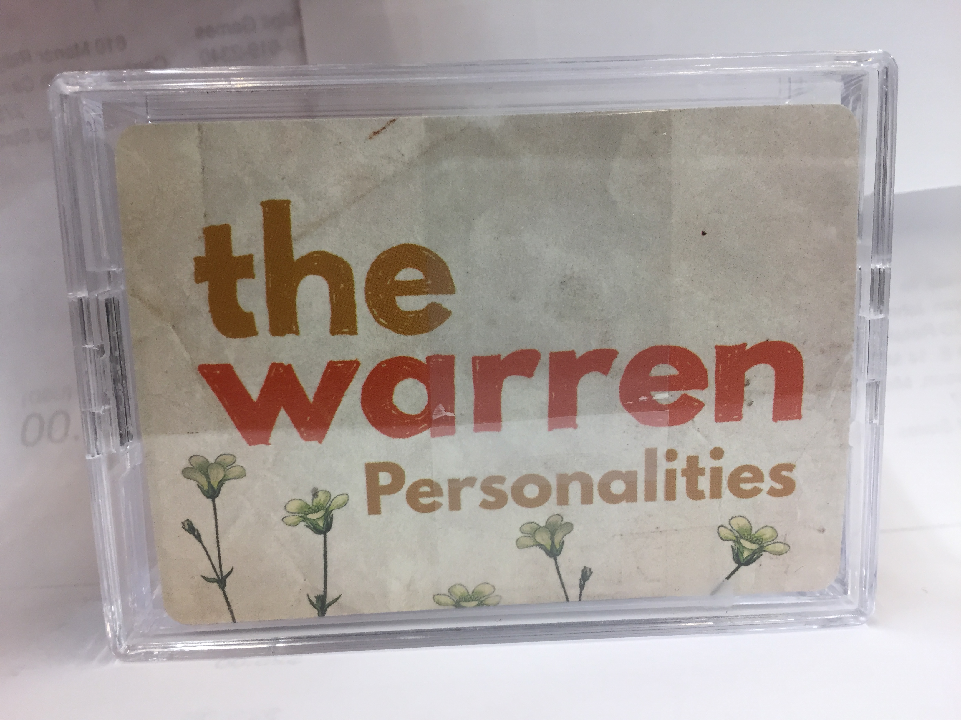 The Warren RPG: Predator Cards