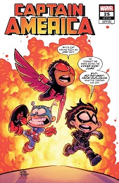 Captain America no. 25 (2018 Series) (Young Variant) 