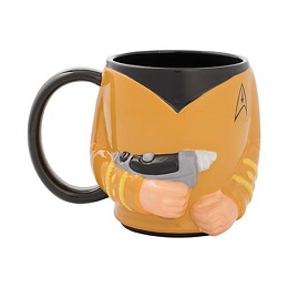 Stark Trek Captain Kirk 18 oz. Sculpted Ceramic Mug