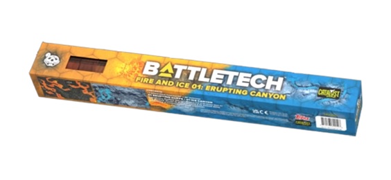 Battletech: Battle Mat: Fire and Ice Magma Fjords