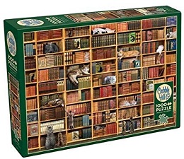 The Cat Library Puzzle - 1000 Pieces 