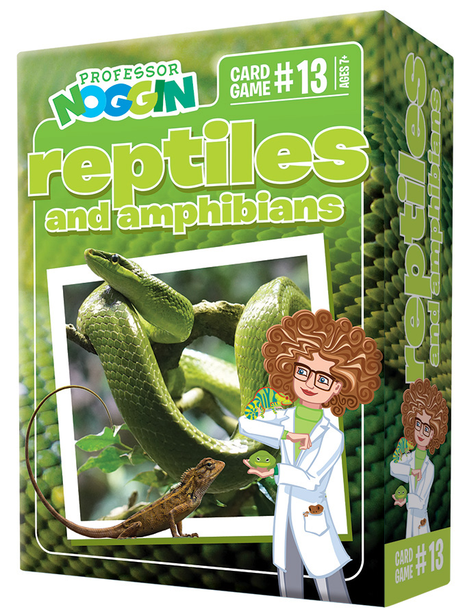 Professor Noggin Reptiles and Amphibians Card Game