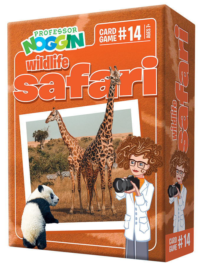 Professor Noggin Wildlife Safari Card Game