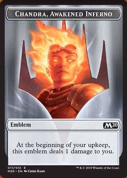 Chandra, Awakened Inferno Emblem Token