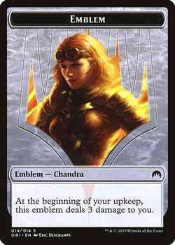 Chandra, Roaring Flame Emblem Token