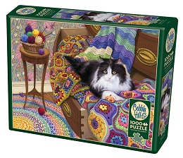 Comfy Cat Puzzle - 1000 Pieces 