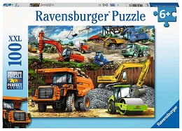 Construction Vehicles Puzzle - 100 Pieces  