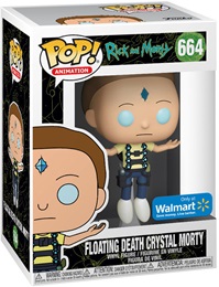 Funko Pop: Animation: Rick and Morty: Floating Death Crystal Morty (Walmart Exclusive) (664) - USED