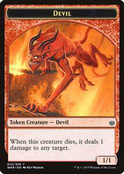 Devil Token - Red - 1/1