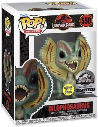 Funko POP: Movies: Jurassic Park: Dilophosaurus (550) (Chase) - Used