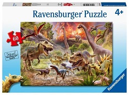 Dinosaur Dash Puzzle - 60 Pieces 