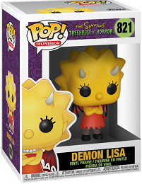 Funko Pop: Television: The Simpsons Treehouse of Horror: Demon Lisa (821) - USED