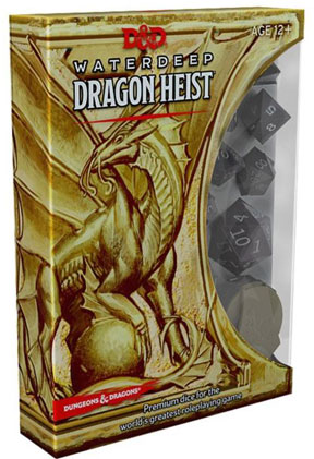 Dungeons and Dragons 5th Ed: Waterdeep Dragon Heist Dice Set
