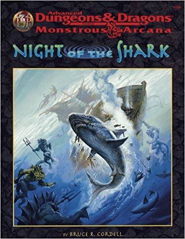 Dungeons and Dragons 2nd ed: Monstrous Arcana: Night of the Shark - Used