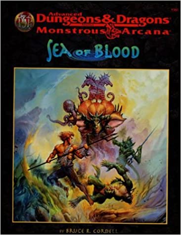 Dungeons and Dragons 2nd ed: Monstrous Arcana: Sea of Blood - Used