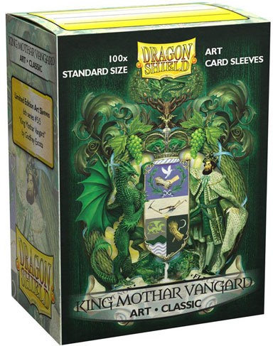 Sleeves: Dragon Shield Art: King Mothar Vanguard Coat of Arms: 100 Sleeves