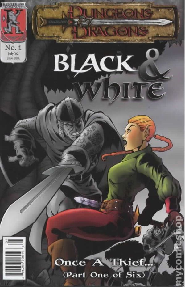 Dungeons and Dragons: Black and White (2002 Series) Complete Bundle - Used