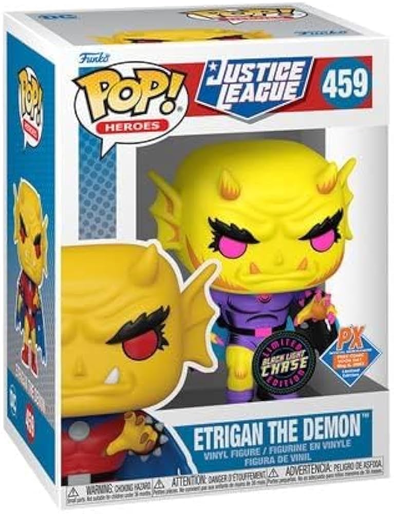 Funko Pop Heroes: Justice League: Etrigan The Demon (459) - Used