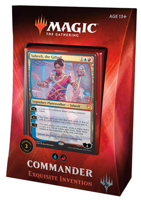Magic the Gathering: Commander 2018: Exquisite Inventions (Blue-Red) Deck