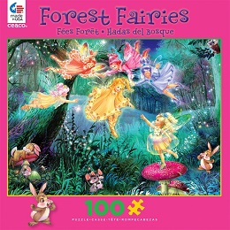 Forest Fairies: Fairy Ring of Six Puzzle - 100 Pieces 