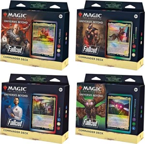 Magic the Gathering: Universes Beyond: Fallout Commander Deck Case (Set of 4) - PREORDER