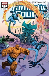 Fantastic Four no. 28 (2018 Series) (Alien Vs. Marvel Variant) 