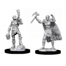 Dungeons and Dragons: Nolzur's Marvelous Unpainted Miniatures Wave 12: Female Human Barbarian