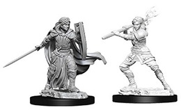 Dungeons and Dragons: Nolzur's Marvelous Unpainted Miniatures: Female Human Paladin 