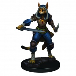 Dungeons and Dragons Fantasy Miniatures: Icons of the Realms Premium Figure: Female Tabaxi Rogue