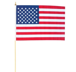 12 inch x 18 inch American Flag