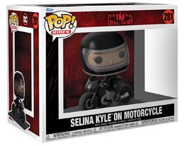 Funko Pop: Heroes: Rides: the Batman: Selina Kyle on Motorcycle (281) - USED