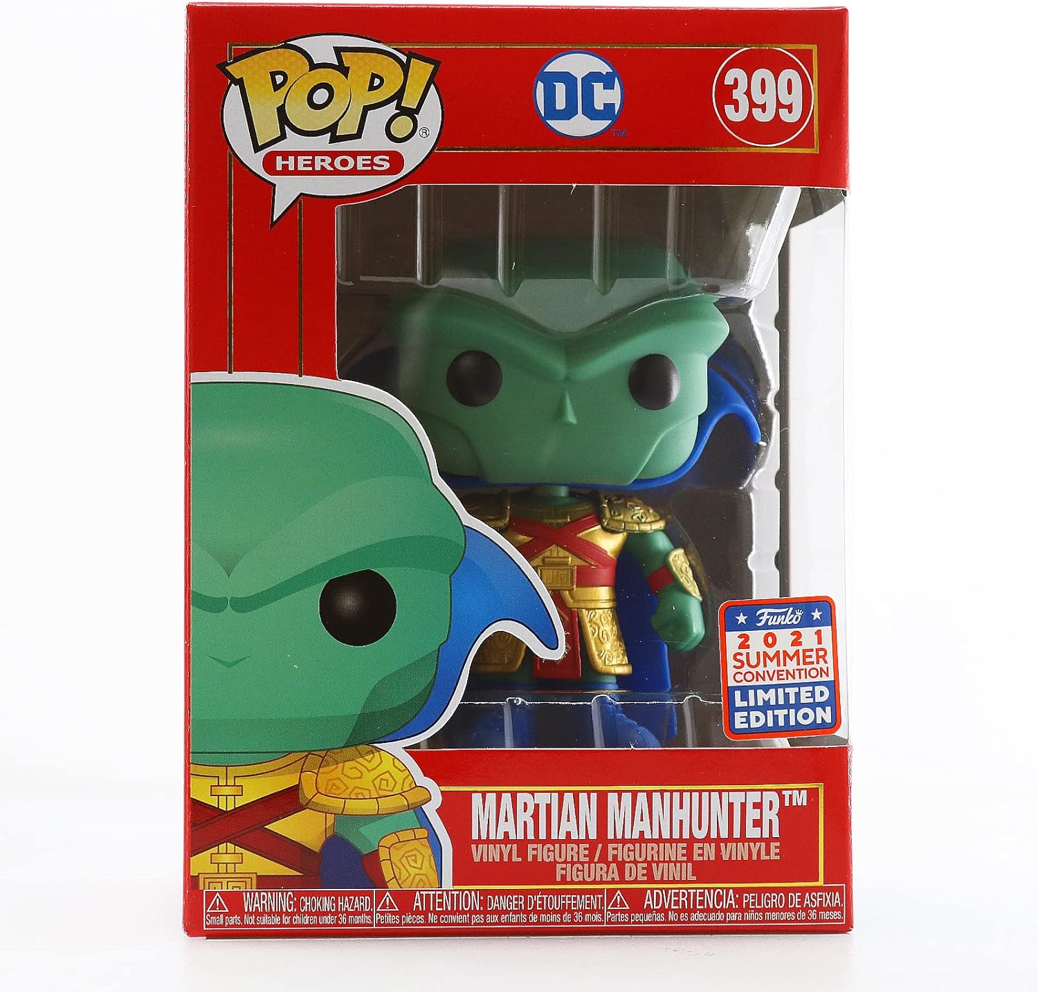Funko Pop: Heroes: Martian Manhunter (399) - USED
