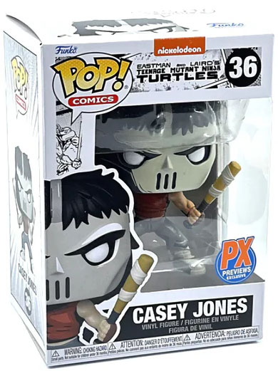 Funko POP : Teenage Mutant Ninja Turtles Nickelodeon Casey Jones (36) - USED