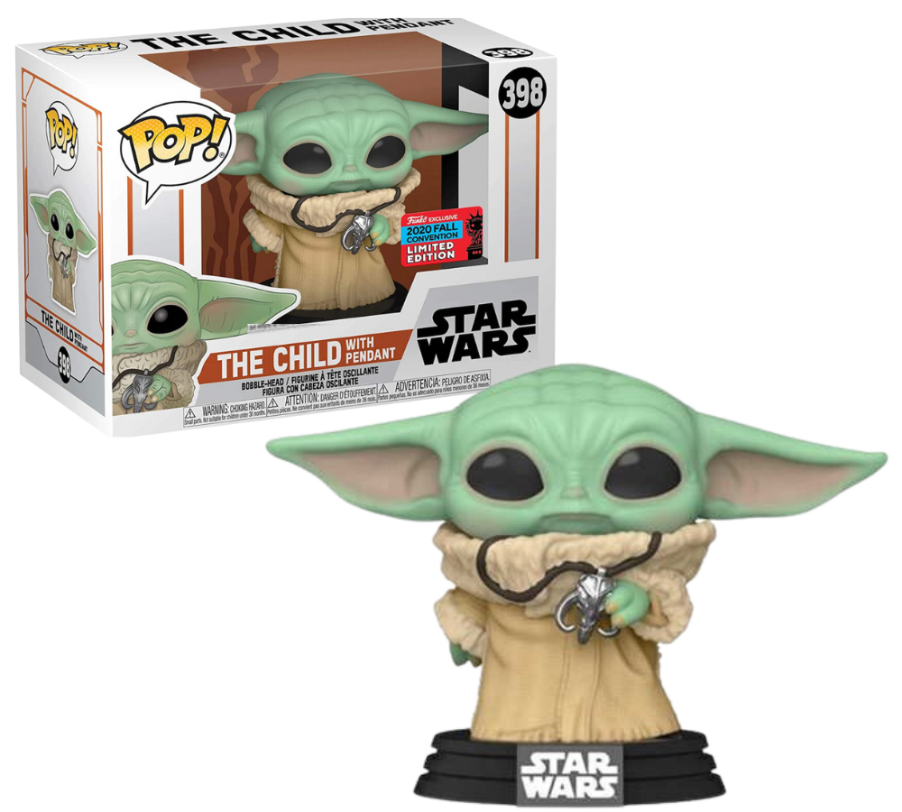 Funko Pop: Star Wars: The Child with Pendant (398) - USED
