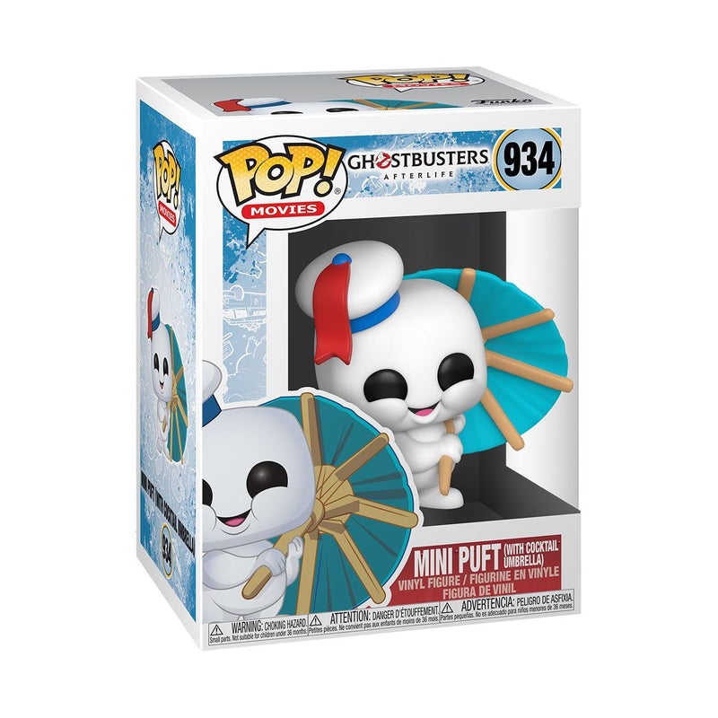 Funko POP: Movies: Ghostbusters: Afterlife - Mini Puft with Cocktail Umbrella (934)