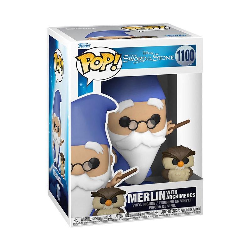 Funko POP: Disney: The Sword In The Stone - Merlin with Archimedes (1100)