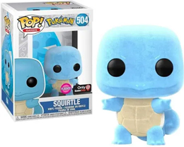 Funko Pop: Games: Pokemon: Squirtle - Flocked (504) - USED