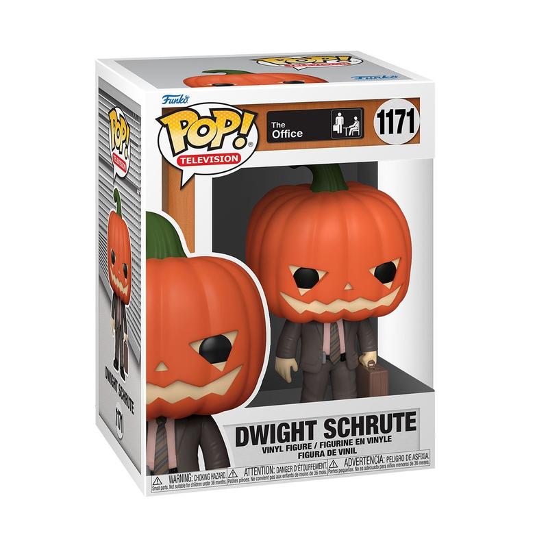 Funko POP: Television: The Office: Dwight Schrute with Pumpkinhead (1171)