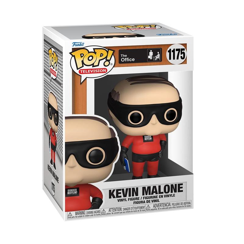 Funko POP: Television: The Office: Kevin Malone as Dunder Mifflin Superhero (1175)